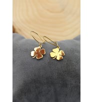 Yonca Model Altın Kaplama Gümüş Küpe 201020359