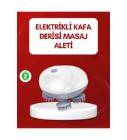 Su Geçirmez Elektrikli Kafa Masaj Cihazı Ipx7