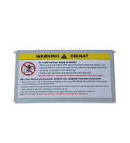 Mercedes C Class W203 2001-2007 için Güneşlik Ayna Kapak Gri Renk