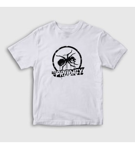 Presmono Unisex Çocuk Beyaz Logo Ant Prodigy T-Shirt 431521tt (Beyaz)