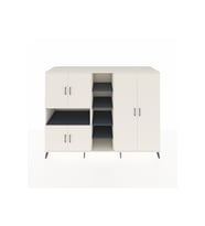 Kronos Dolap 13 Raflı 6 Kapaklı 220x59x163 Aytaşı-Aytaşı/Antrasit