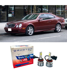 Mercedes CLK C208 Led Xenon Kısa Far Ampulü H7 Duo Yeni Seri Beyaz