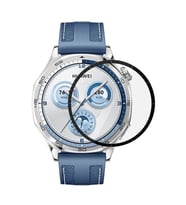 Microsonic Huawei Watch GT5 46mm Tam Kaplayan Temperli Cam Full Ekran Koruyucu Siyah