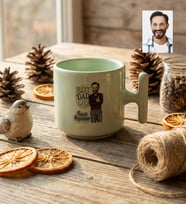 Kişiye Özel Karikatürlü Best Dad Ever Babaya Hediye T Pastel Kupa Babalar Günü Hediyesi