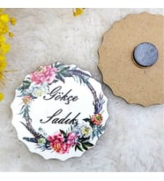 30 Adet Ahşap Nikah Buzdolabı Magnet Hediyelik 4-