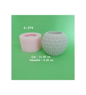 Çıkıntılı Saksı Silikon Kalıp