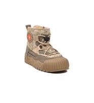 Marcokids 22664 İçi Küklü Soğağa Dirençli Kaymaz Taban Gri Erkek Çocuk Bot (Bej)