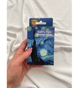 Van Gogh Yıldızlı Gece İskambil Oyun Kartı