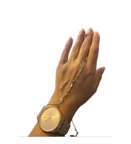 Çelik Gold Minimal Yıldızlı Şahmeran Bileklik
