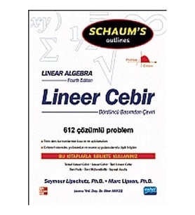 Lineer Cebir: Schaum'S Autlines 612 Çözümlü Problem: Schaum'S Autlines 612 Çözümlü Problem (Krem)