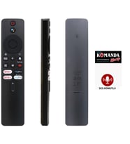 (SES KOMUTLU) XIAOMI MI-05 UNİVERSAL NETFLİX-PRİME VİDEO TUŞLU SES KOMUTLU KUMANDA
