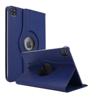 Microsonic Apple iPad Pro 11'' 2021 3. Nesil Kılıf (A2377-A2459-A2301-A2460) 360 Rotating Stand Deri Lacivert