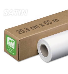 Rovi Rapunzel Saten 20,3 cm x 65 m Rulo Fotoğraf Kağıdı 260 gsm : Tek adet - Beyaz