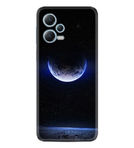 Xiaomi Redmi Note 12 4g Kılıf Resimli Desenli Silikon Platinium Series Midnight Moon 1802