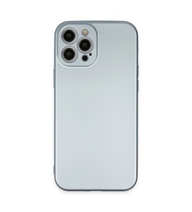 Apple İphone 12 Pro Max Kılıf Nano İçi Kadife Silikon - Sky Blue