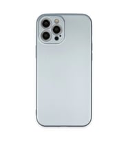 Apple İphone 12 Pro Max Kılıf Nano İçi Kadife Silikon - Sky Blue