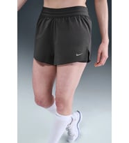Nike Swift Dri Fit Mid Rise 4" 2IN1 Running Short Kadın 4" Taytlı Koşu Şortu Gri