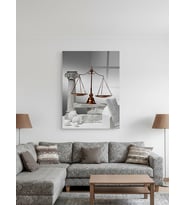 Avukat Cam Görünümlü Dekoratif Tablo (3 MM PleksiGlass)