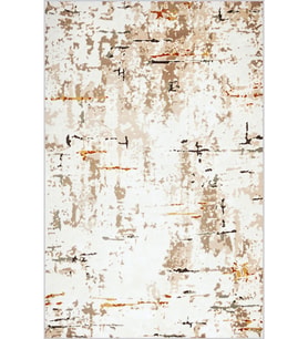 Eliana Home Baskılı, Yıkanabilir Kaymaz Taban Salon Halısı LNA0748 100x150 cm (Krem)