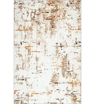 Eliana Home Baskılı, Yıkanabilir Kaymaz Taban Salon Halısı LNA0748 100x150 cm (Krem)