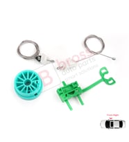 Fiat Punto MK2 188 188AX 1999-2005 3/5 Kapı 0046536311 İçin Ön Sağ Kapı Cam Kriko Tamir Seti