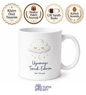 Uyumayı Tercih Ederim Kupa Bardak Hediye