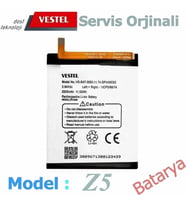 Vestel Venüs Z5 Batarya 3050mAh Sıfır Vakumlu Ambalajında Garantili Batarya