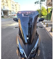 MOTOCAM Kymco Downtown GT 350 Ön Cam 2024-2026 Model 62cm Siyah Renkli 4mm