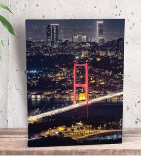 BK Gift İstanbul Tasarımlı Dekoratif Mini Kanvas Tablo 15x20cm-5