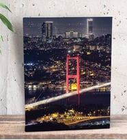 BK Gift İstanbul Tasarımlı Dekoratif Mini Kanvas Tablo 15x20cm-5