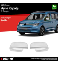 S-Dizayn Volkswagen Caddy ABS Krom Ayna Kapağı 2 Prç 2020 Üzeri