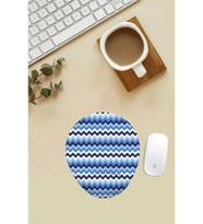 Zikzak Desenli Bilek Destekli Mouse Pad