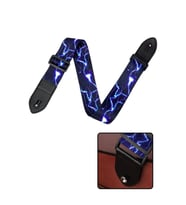 Midex SR-11BL Gitar Omuz Askısı Mavi Renk Desenli Uzunluk 90-143 cm