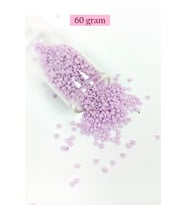 Dökme Cam Kum Boncuk (11/0) 2 mm - 60 Gram - Açık Pembe - BNC043