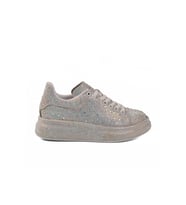 Ahmet Çağlar Mulla01 Kadın Taşlı Sneaker Ayakkabı (Bej)