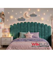 WİNFLEX YATAK BAŞLIK AY VE BULUT SET DEKORASYON PANEL - 180CM