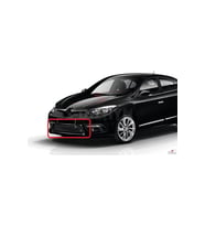 Renault Fluence Fluence Ön Tampon Çitası 4 Parça Krom 2013 2014 2015 2016 Uyumlu (Metal)