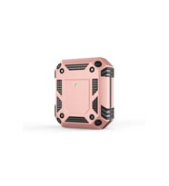 Apple Airpods Uyumlu Kılıf Zore Airbag 15 Kılıf (Rose Gold Altın)