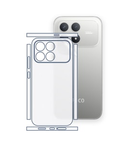 SChitec POCO Poco F8 Pro Uyumlu Fullbody Arka Kaplama Hidrojel Koruyucu Film