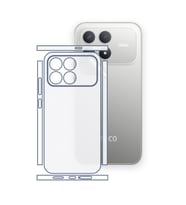 SChitec POCO Poco F8 Pro Uyumlu Fullbody Arka Kaplama Hidrojel Koruyucu Film