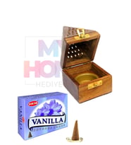 Konik Tütsü Yakma Kutusu Vanilla Cones