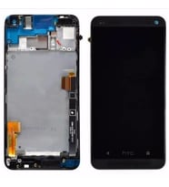 Htc M7 Lcd Ekran Dokunmatik Çerçeveli A+++Süper Kalite (Siyah)