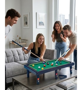 Masaüstü Bilardo Seti 5 Yaş Üzeri Çocuklar İçin Eğitici Oyuncak