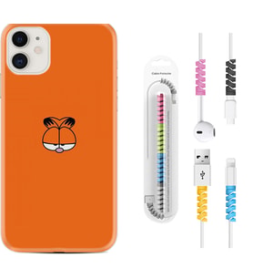 Apple iPhone 11 12 13 Mini Kılıf Kablo Koruma Spiral Silikon Garfi 1733