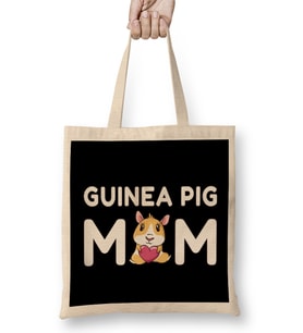 Guinea Pig Mom Cavy Mother Bez Çanta Uzun Saplı