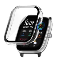 Microsonic Amazfit GTS 4 Mini Kılıf Clear Premium Slim WatchBand Şeffaf (Renksiz)