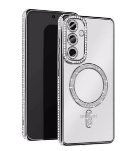 Durukar® Samsung Galaxy S25 Edge Joke Simli Magneticsafe Kılıf - Gümüş