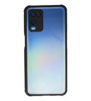 Newface Oppo A54 4G Kılıf Miami Şeffaf Silikon - Siyah