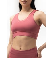 SnC Kadın Gül Kurusu Crop Spor Büstiyer
