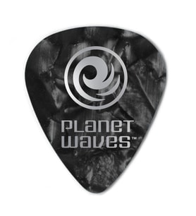 Planet Waves 1CBKP7-10 Selüloit Pena Siyah Extra Heavy (10'lu Paket)  Klasik Siyah - Çok Sert - Güçlü